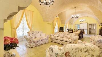 TV connectée, cheminée