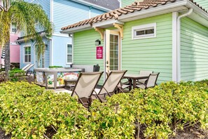 Exterior (Back View) - Disney near: 2BR Cottage w/ Balcony & Jacuzzi Joy (Kissimmee)