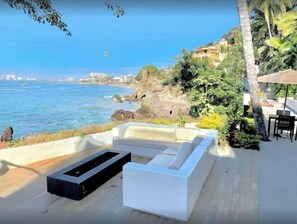 Terrace/patio - Sayan Tropical 43 New Luxury Oceanfront Condo (Puerto Vallarta)