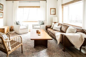 スマートテレビ、暖炉、書庫、ステレオ