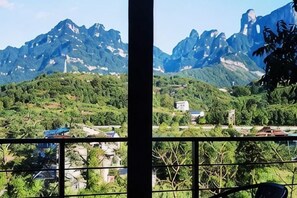 Blick von der Unterkunft