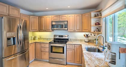 Lakefront Otis Home w/ Stunning Views & Boats!