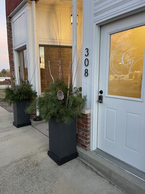 Exterior detail - Unique apartment in historic downtown (Vandalia)