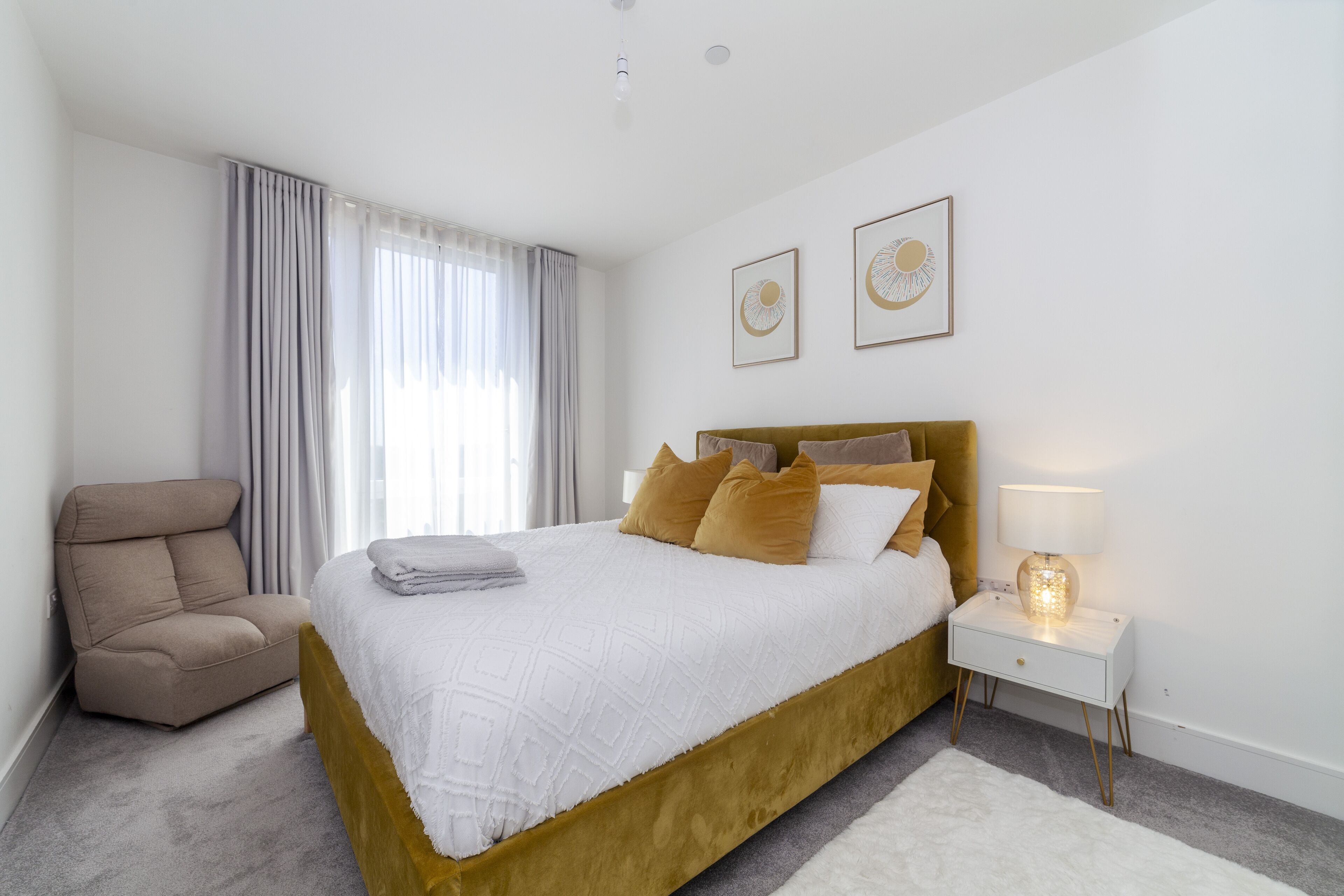 2 bedrooms, in-room safe, iron/ironing board, WiFi