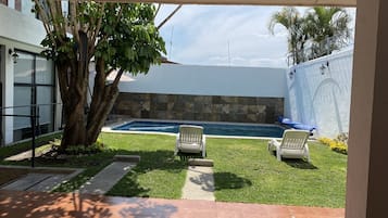 Indoor pool, outdoor pool