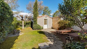 Terrace/patio - Modern house 5 ppl,  terrace, pool (Agde)