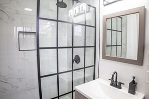 Shower, free toiletries, hair dryer, towels - Stunning Oasis - Attractions Nearby. 2 miles Old Town Alexandria (Alexandria)