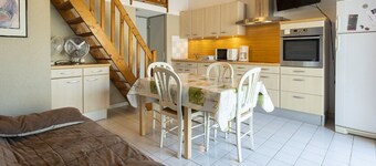 Duplex house 4/6 ppl, terrace, near the sea