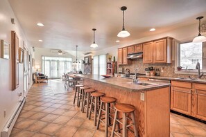 Fridge, microwave, stovetop, dishwasher - Westerly Vacation Home: Town Beach Access (Westerly)