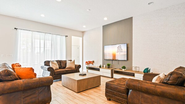 Flat-screen TV, offices