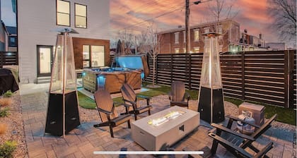 Ultra Modern in NuLu, Hot Tub, Fire Pit, King Bed