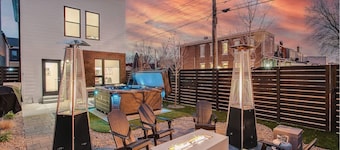 Ultra Modern in NuLu, Hot Tub, Fire Pit, King Bed