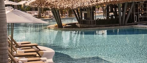 Indoor pool, outdoor pool