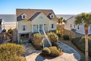 Exterior - 1015 E Arctic - Dolphins Folly - All Oceanfront Bedrooms with Porch (Folly Beach)