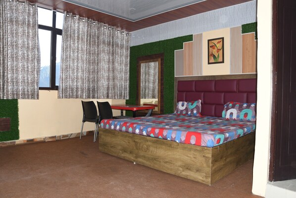Deluxe Room | Desk, free WiFi, bed sheets - Hotel Mountain View And Rooftop Restaurant (Pithoragarh)