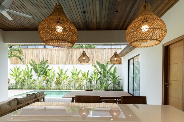 Standard Villa, 2 Bedrooms | Living area | LCD TV - La Bumbak (Kerobokan)