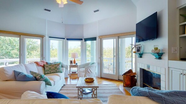 Smart TV, books, offices