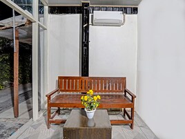 Área de estar no saguão