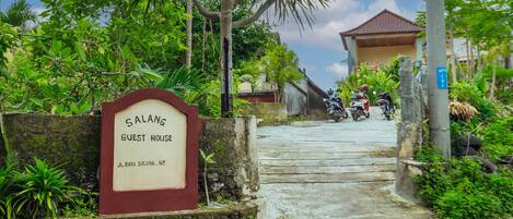 Façade de l’hébergement