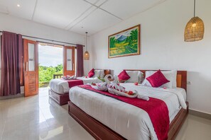 Family Triple Room | View from room - Sarivanna Penida  (Penida Island)