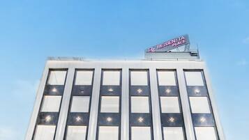 Majoituspaikan julkisivu