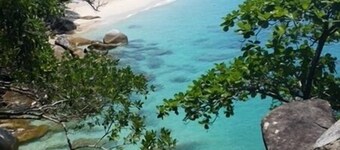 Queenslander apartment with plenty of space and very tropical.Sleeps six people.