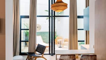 Apartment with Pool | Living area | Smart TV