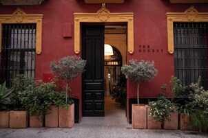 Majoituspaikan julkisivu