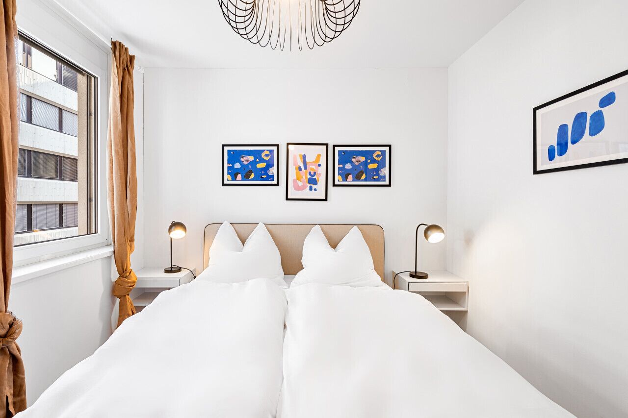 “The Colorful Apartment at Erlachplatz  ” is inspired by a selection of dazzling colors and different shapes throughout the apartment