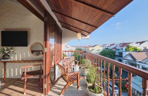 Chambre panoramique double | Balcon