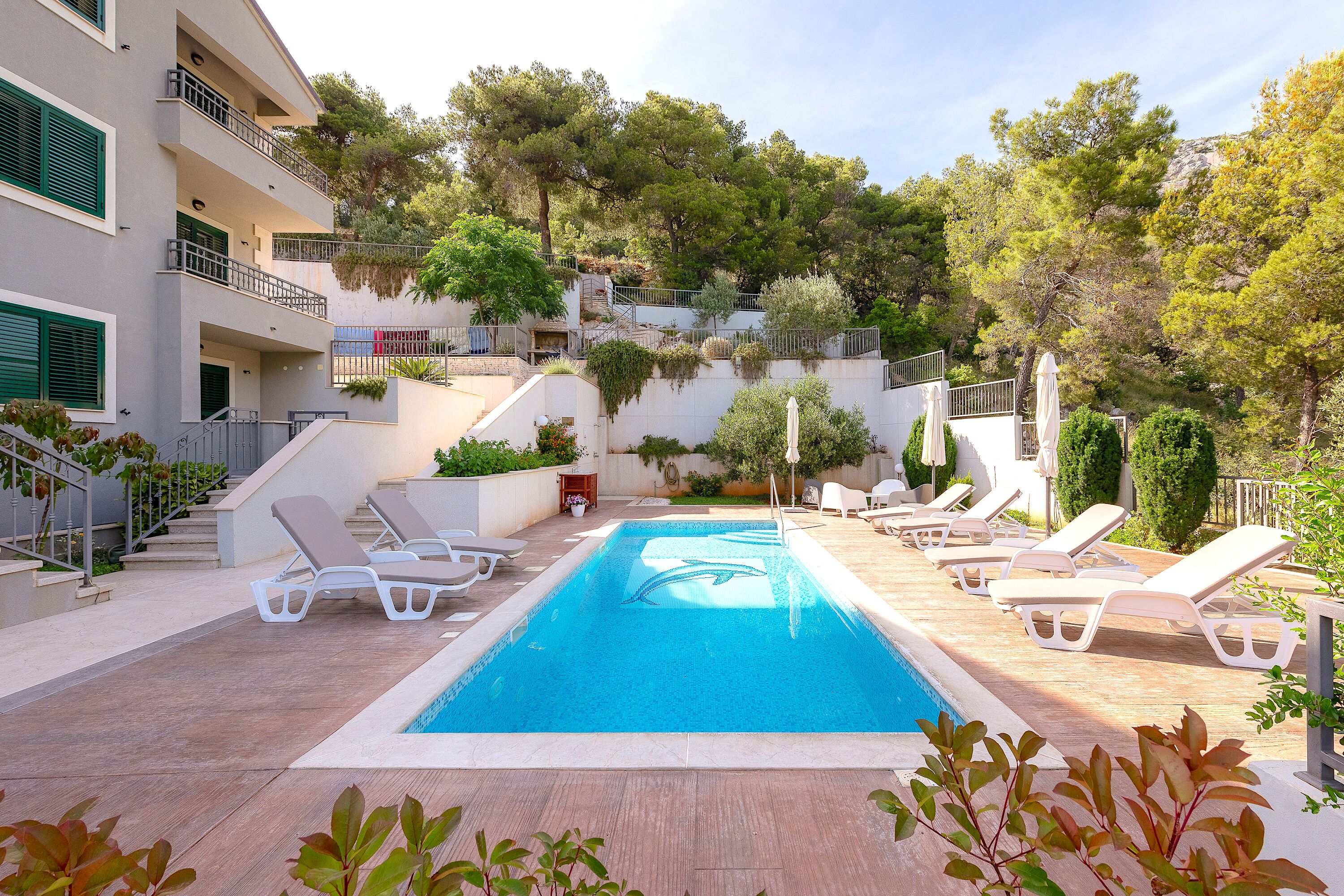 Alberca al aire libre por temporada 