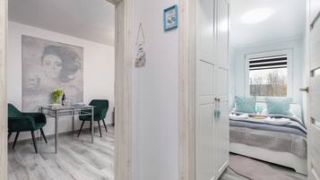 1 soverom, strykejern/-brett, wi-fi og sengetøy