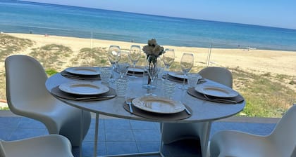 Very bright beachfront apartment