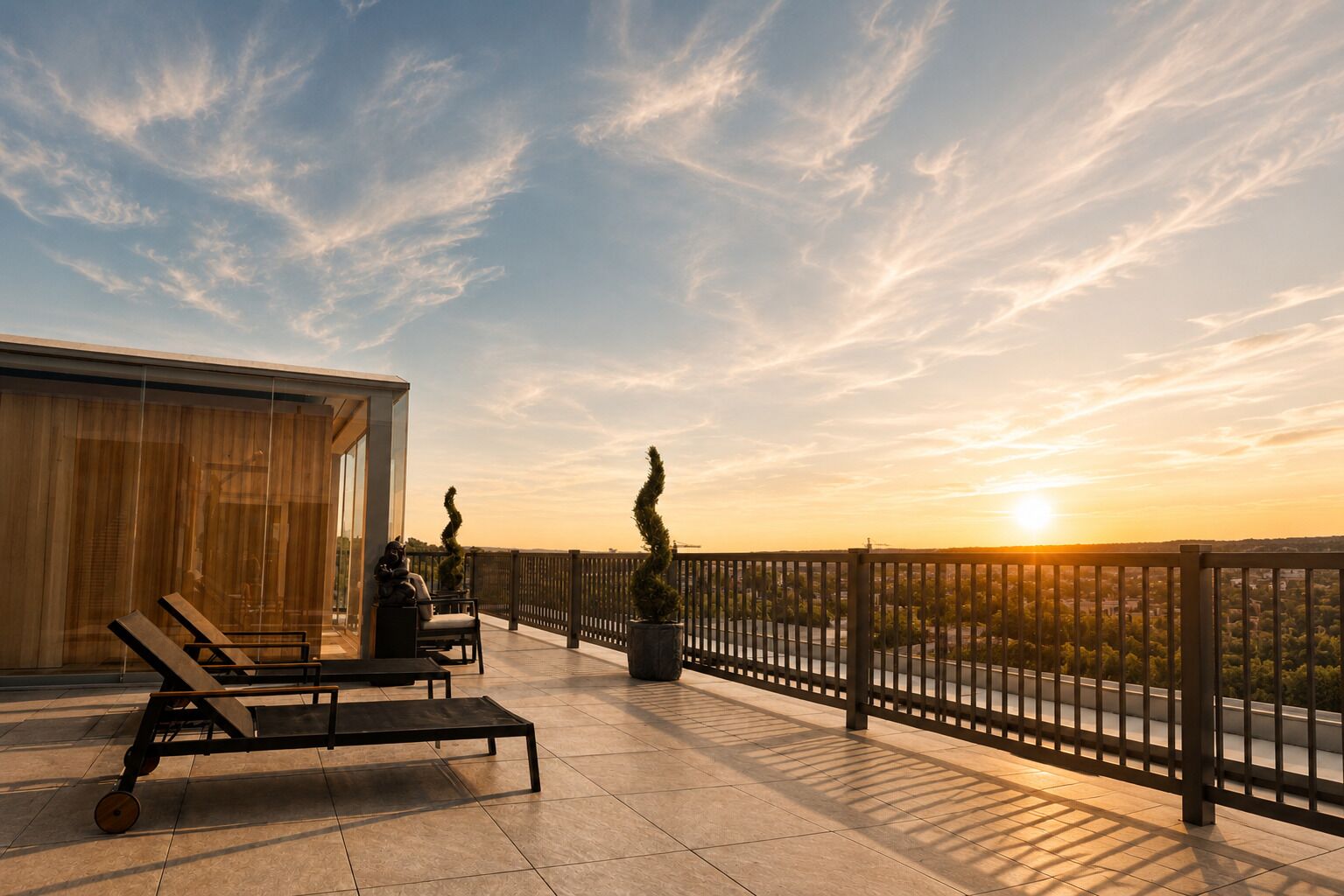 Terraza en la azotea