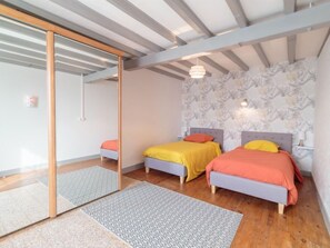 2 chambres, fer et planche à repasser, Wi-Fi