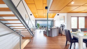 Dining - Dutchies By The Sea, 2 61 Christmas Bush Ave - Spectacular views, close to the beach,  Wi-Fi (Nelson Bay)