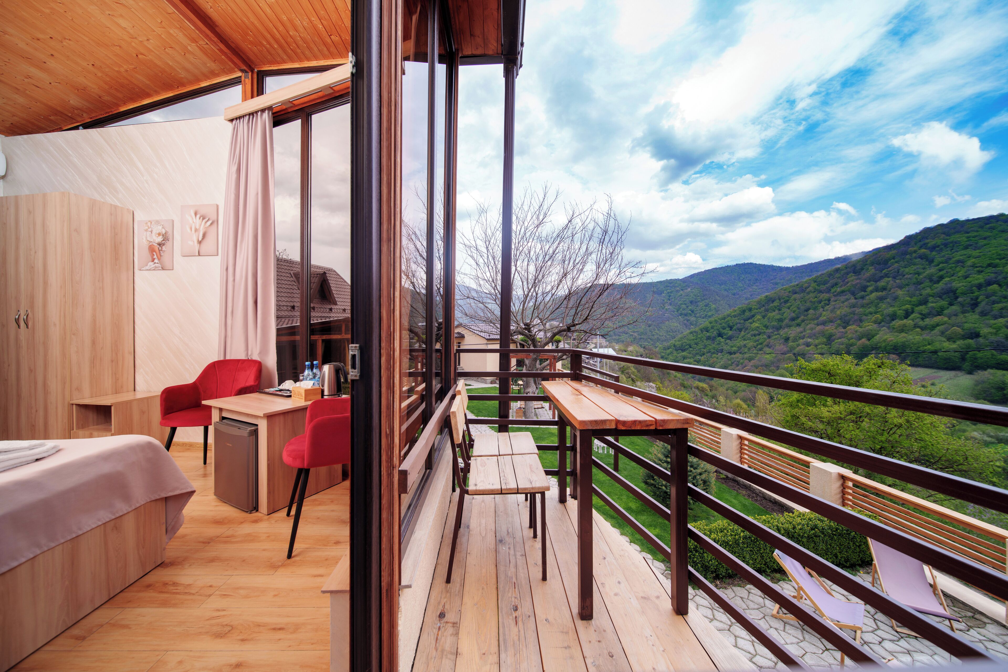 Dobbeltrom – deluxe | Balkong