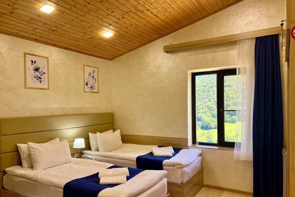 Habitación estándar con 1 cama doble o 2 individuales | Ropa de cama de alta calidad y edredones de plumas