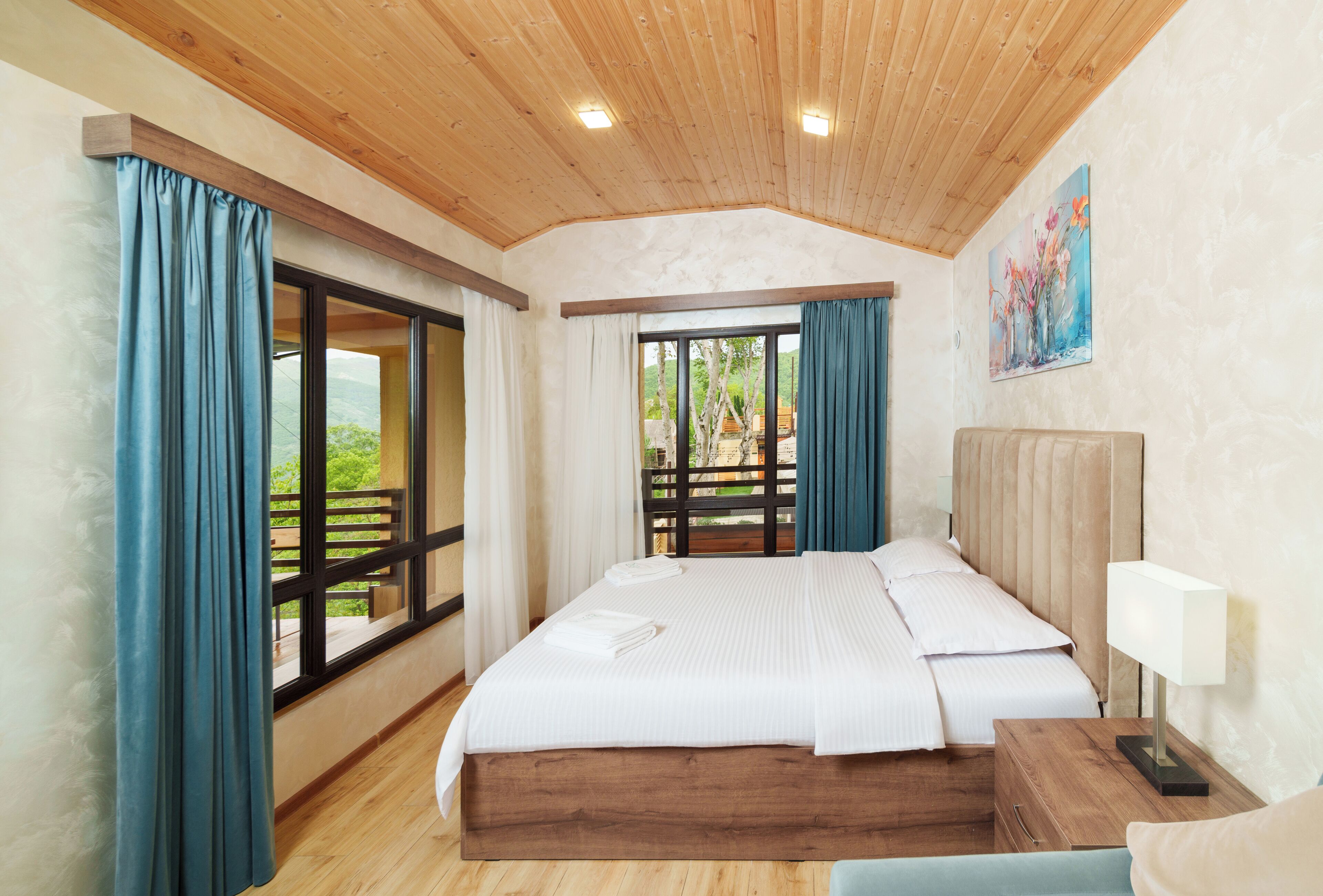 Luxury-Doppelzimmer | Hochwertige Bettwaren, Daunenbettdecken, Pillowtop-Betten, Minibar