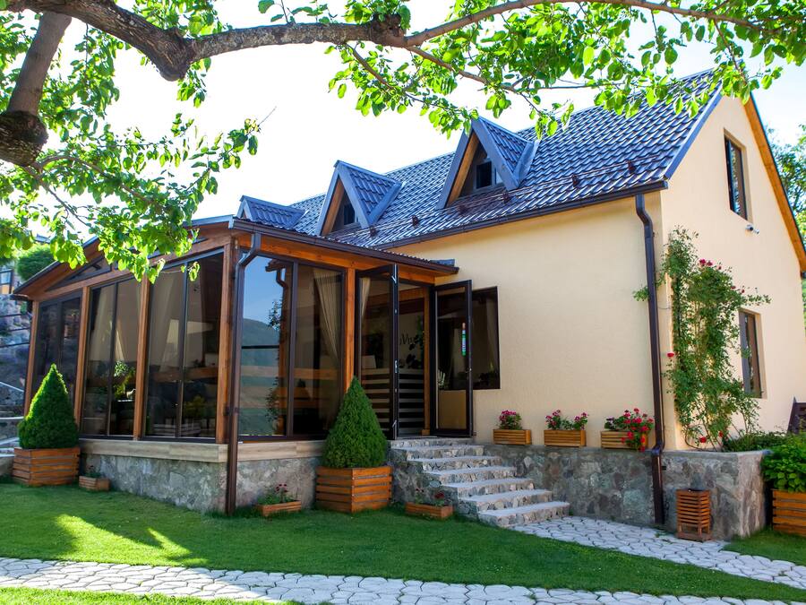 Fachada de la propiedad