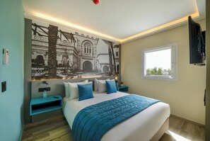 Standard-Doppelzimmer | Schreibtisch, schallisolierte Zimmer, kostenloses WLAN, Bettwäsche