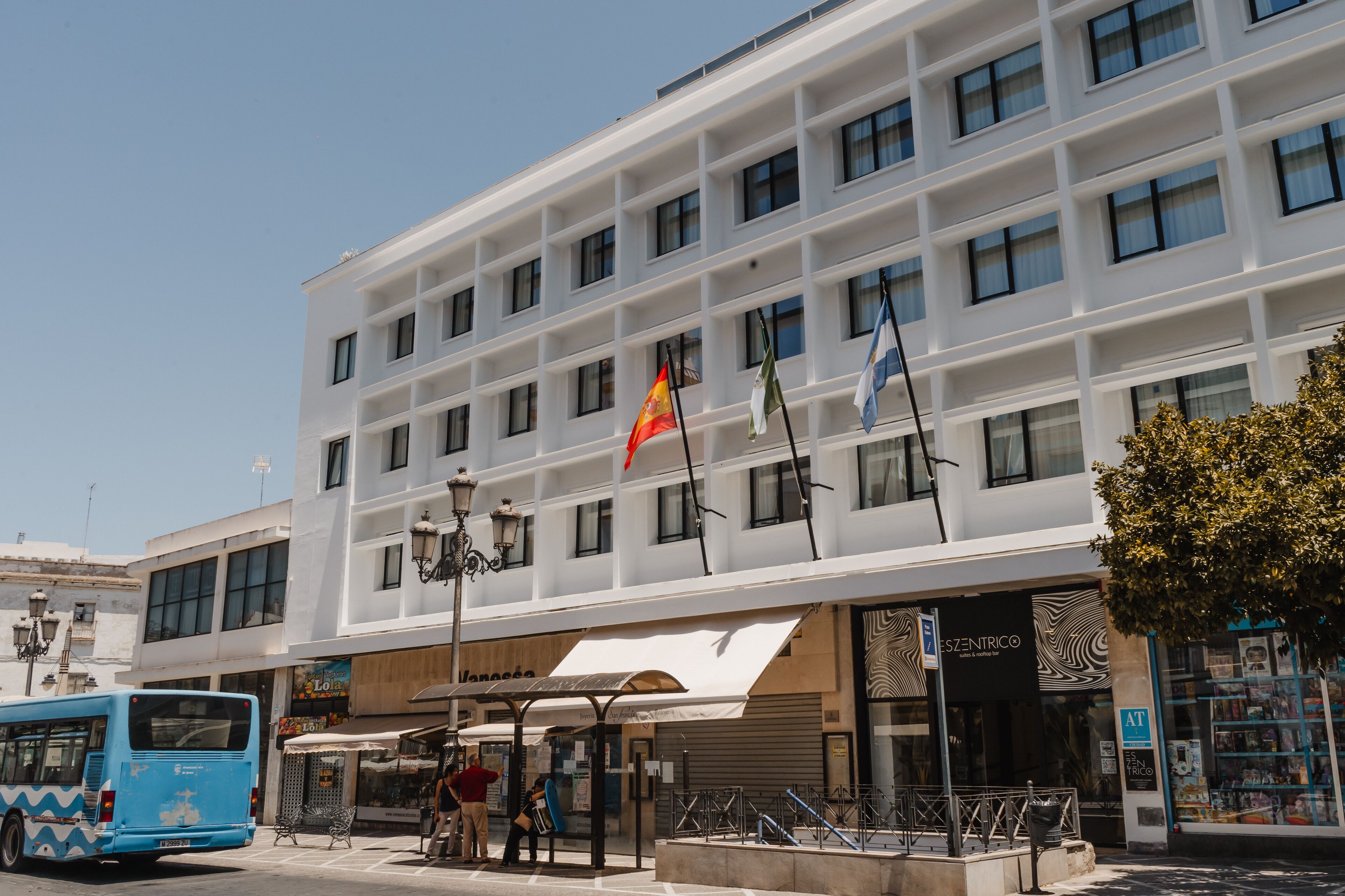 Voorkant van accommodatie