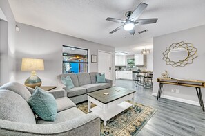 TV, fireplace, DVD player