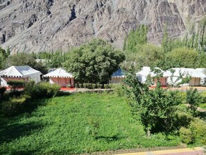 Majoituspaikan julkisivu