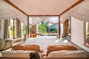 4 habitaciones, wifi gratis y ropa de cama 