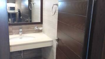 Towels, soap, shampoo