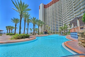 Indoor pool, a heated pool - Shores of Panama 205 Studio~Sleeps 4* (Panama City Beach)