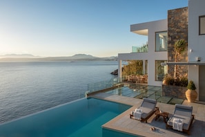 View from property - Lady Sea 6 Bedroom Villa with Heated Pool & Private Beach Access (Malevizi)