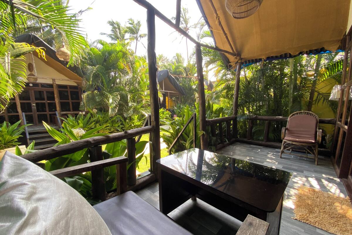 Deluxe Cabin | Terrace/patio