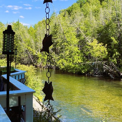 Boardman River, Firepit, Game Room, Hot tub, Sauna